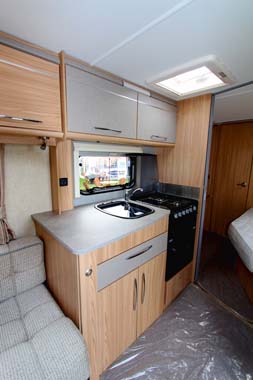 Coachman Vision 560-4 Caravan Kitchen