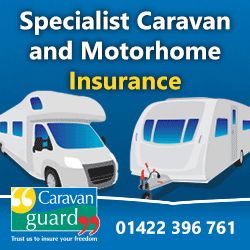Click this banner for a touring caravan or motorhome insurance quote from Caravan Guard in association with Adventure Leisure Vehicles