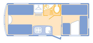 Bailey Ranger GT60 540 floorplan