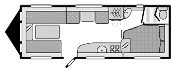 Swift Challenger 625 floorplan