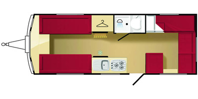 Elddis Avante 556 floorplan