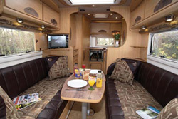 IH J220 motorhome interior