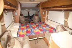 Autocruise Gleneagle double bed