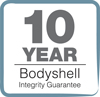 10 Year Bodyshell Logo