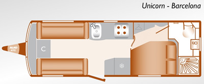 Bailey Unicorn Barcelona floorplan