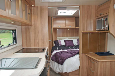 Fixed double bed option in the Valencia