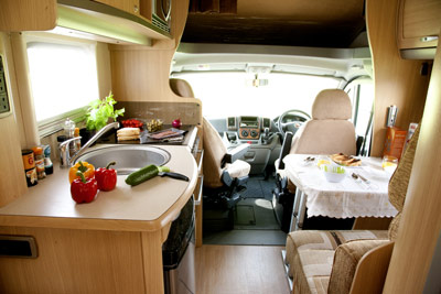 Interior facing forward