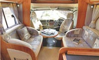The living space of the new Auto-Trail