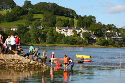 Crabbing at Stoke Gabriel