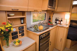 Elddis Crusader Supersirocco kitchen