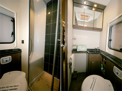 Elddis Aspire washroom