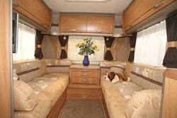 Swift Kontiki 649 rear lounge