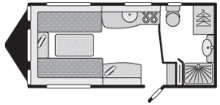 Swift Conqueror 480 Floorplan