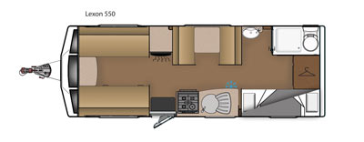 Lunar Lexon 550 floorplan