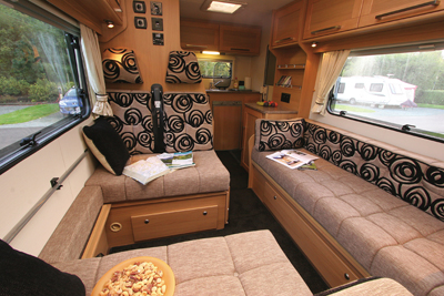 Elddis Autoquest Living area