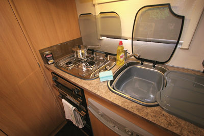 Elddis Autoquest Kitchen