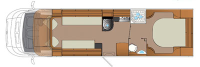 Auto-Trail Comanche Floorplan