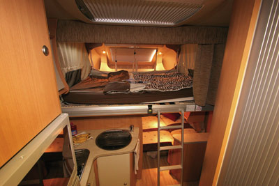 Chausson Flash 22 bunk over cab