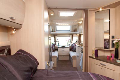 Sterling Elite Explorer Bedroom looking forward