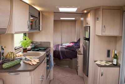 Sterling Elite Explorer Kitchen looking back