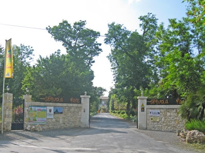Parc entrance