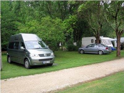 Caravans and motorhomes are welcome
