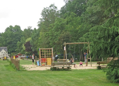 Plenty of open space and several play areas