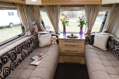 Elddis Avante 515 Caravan Lounge Seating