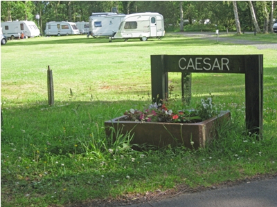 The sections of the camp all have Roman names