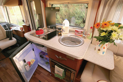 Hymer B534 Kitchen