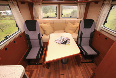 Hymer B534 Travel Seats