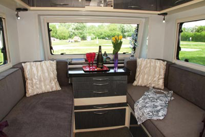 Stealth T58 Caravan styling dresser