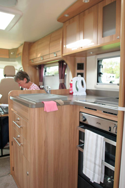 Bailey Approach 740 SE Motorhome Kitchen