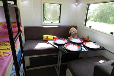 Stealth T58 Caravan kids zone