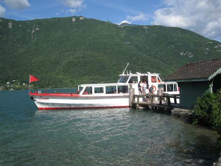 Ferry on the lac d'Annecy