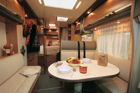 Knaus Sky TI 650 MF dining area and long shot