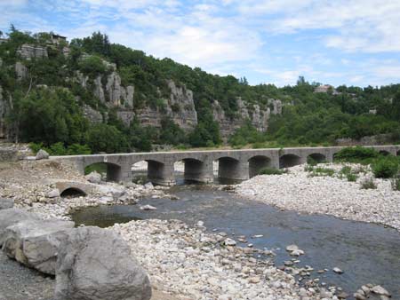 The river at La Beaume