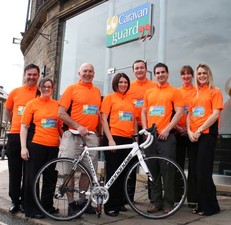 Great Yorkshire Bike Ride Caravan Guard Team 2012