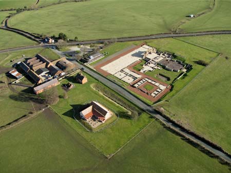Wroxeter from the air