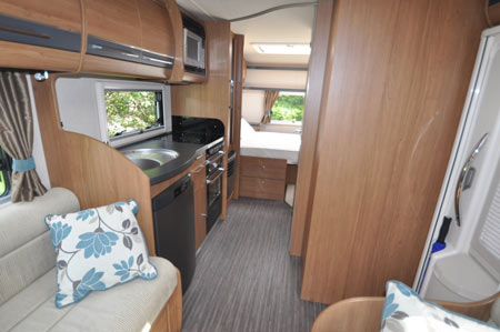 Auto trail kitchen