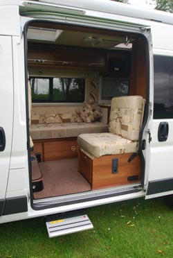 autosleepers side view living room