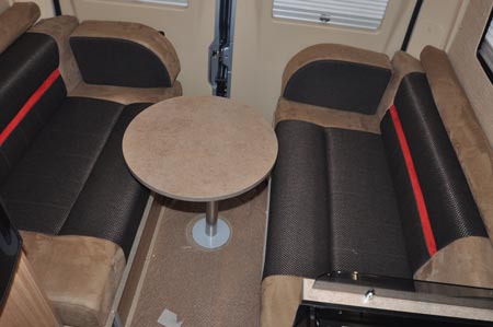 rear seating area