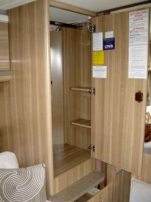 Sterling Eccles Sport 584 Caravan Wardrobe