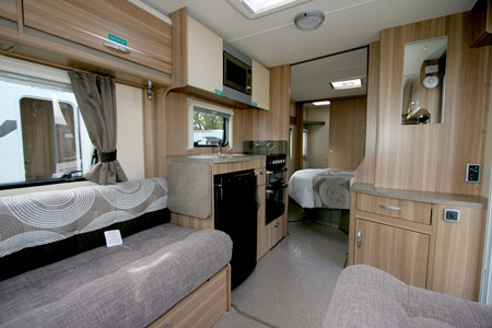 Sterling Eccles Sport 584 Caravan Kitchen