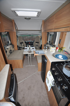 Swift Escape 662 Motorhome Kitchen