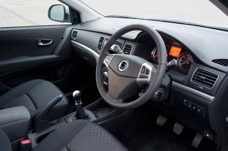 SsangYong Korando interior 