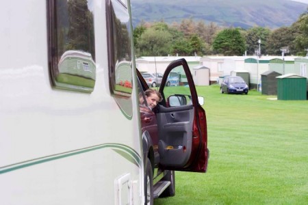 tourer caravan reversing