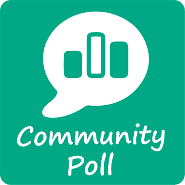 Community Poll icon resizes