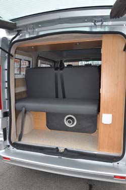 Hillside Leisure Ellastone 2013 boot via rear door