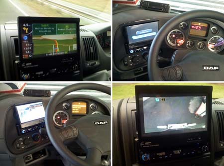 Motorhome reversing camera systems 